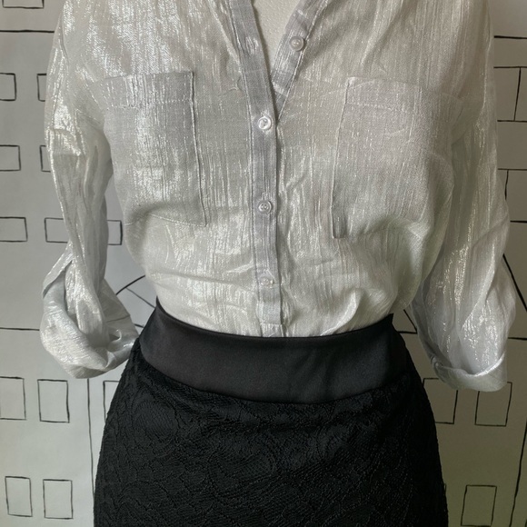 Roz & Ali black skirt size 10 - Picture 2 of 3